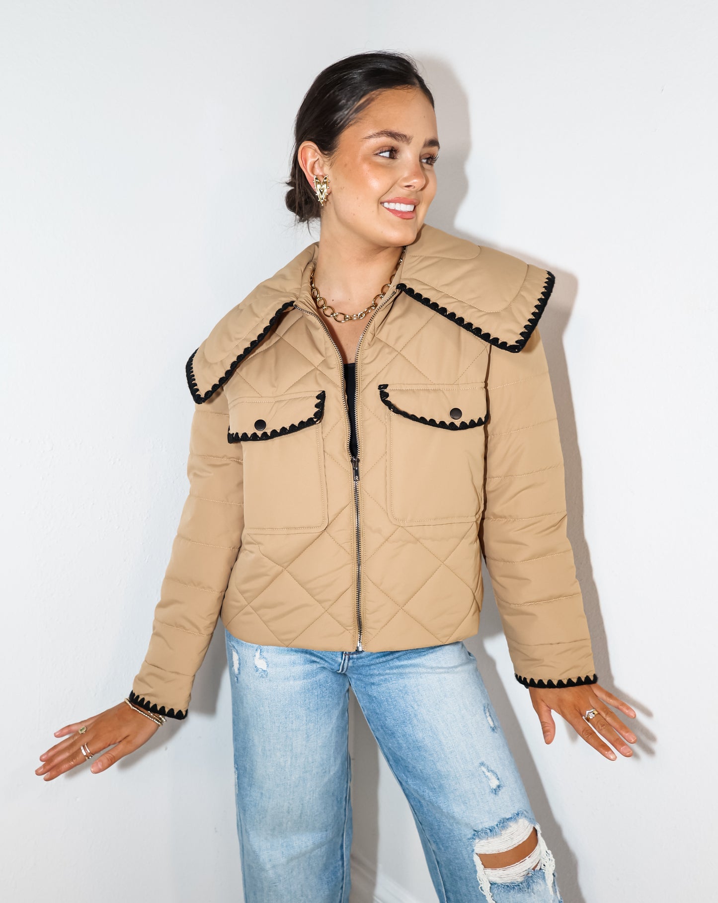 Snuggle Up Quilted Puffer Jacket