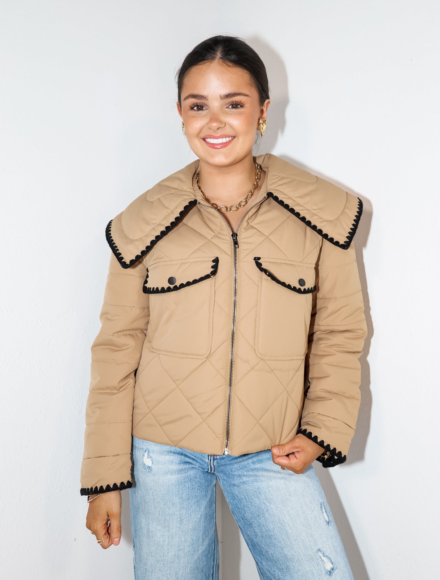 Snuggle Up Quilted Puffer Jacket