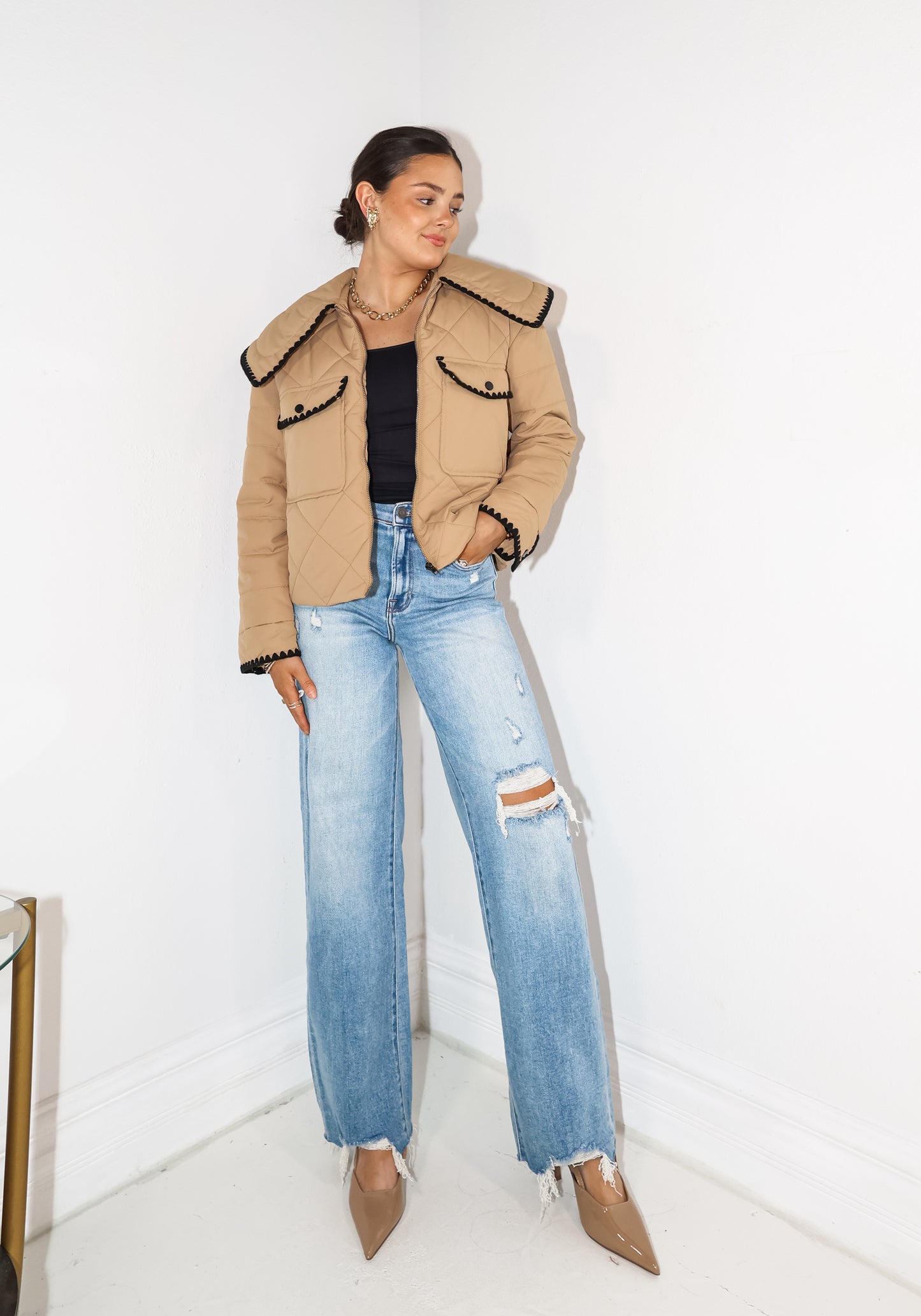 Snuggle Up Quilted Puffer Jacket
