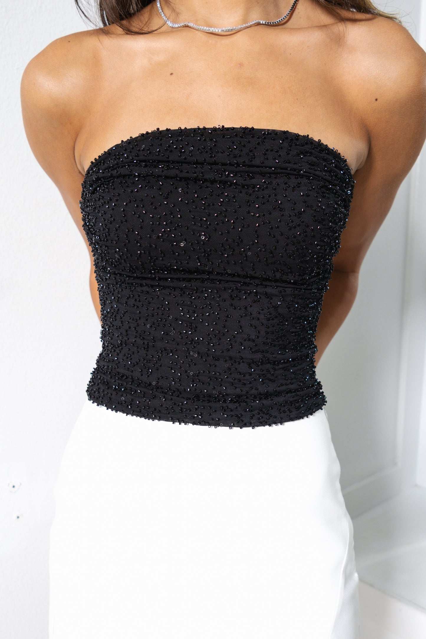 Pretty Thing Beaded Tube Top