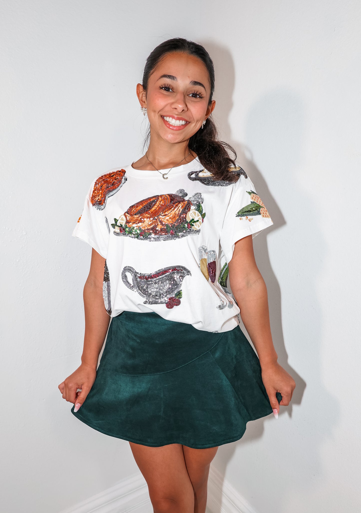 Queen of Sparkles Thanksgiving Feast Tee