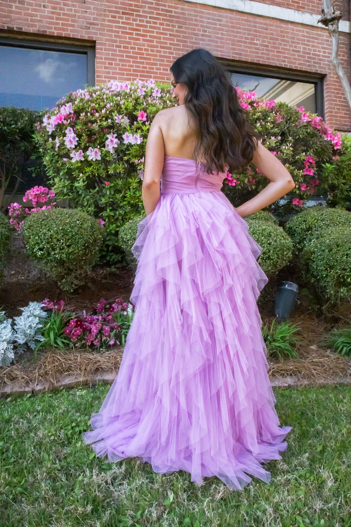 Ruffled Tulle Tube Top Maxi Dress-Dresses-KCoutureBoutique, women's boutique in Bossier City, Louisiana