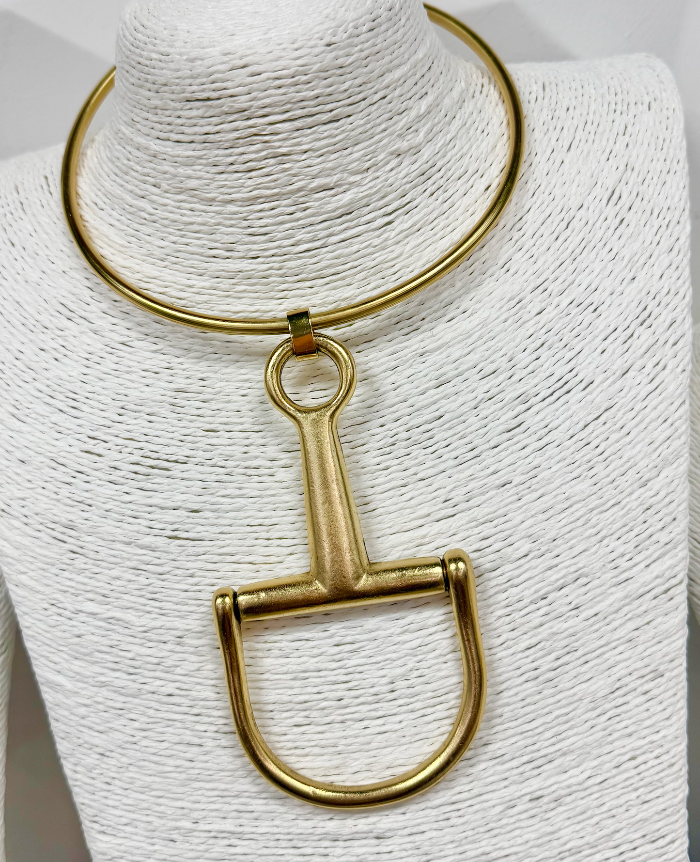 Yochi Delaney Snaffle bit Choker Necklace