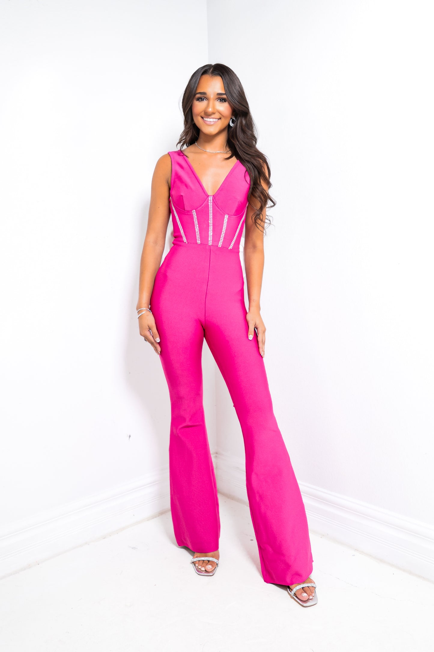 Spotlight Hour Bandage Jumpsuit
