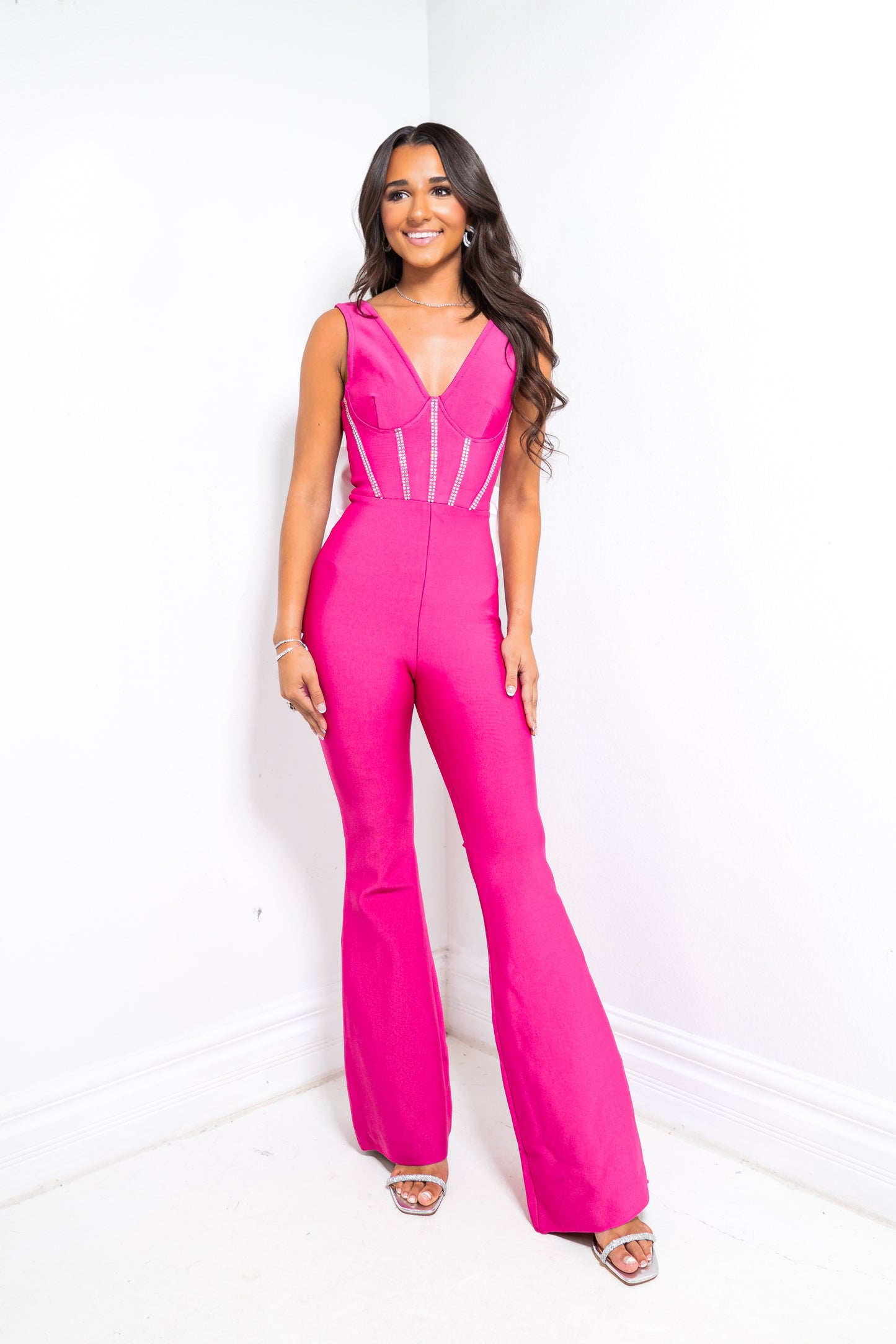 Spotlight Hour Bandage Jumpsuit