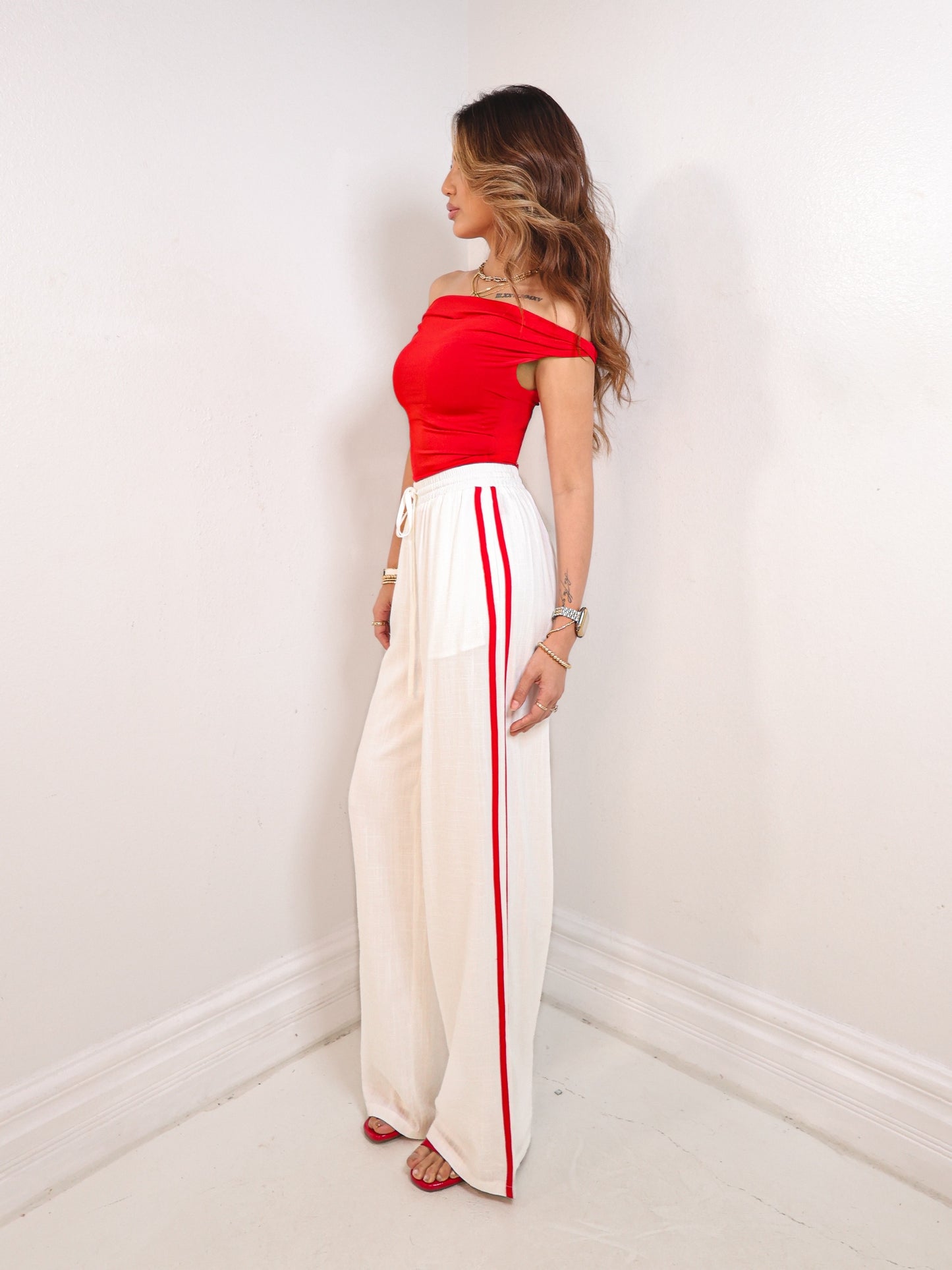 The All-Star Side Striped Linen Pants