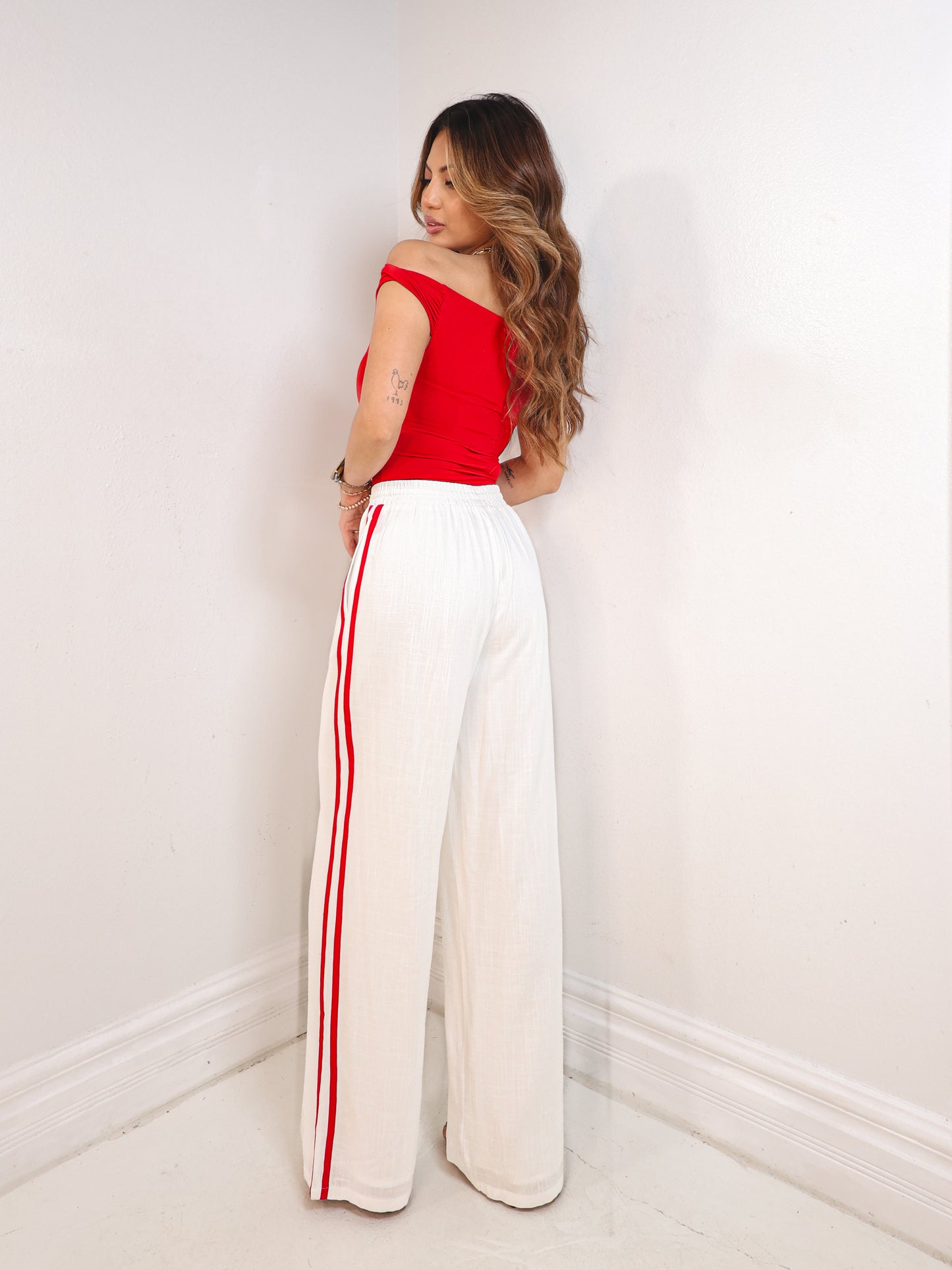 The All-Star Side Striped Linen Pants
