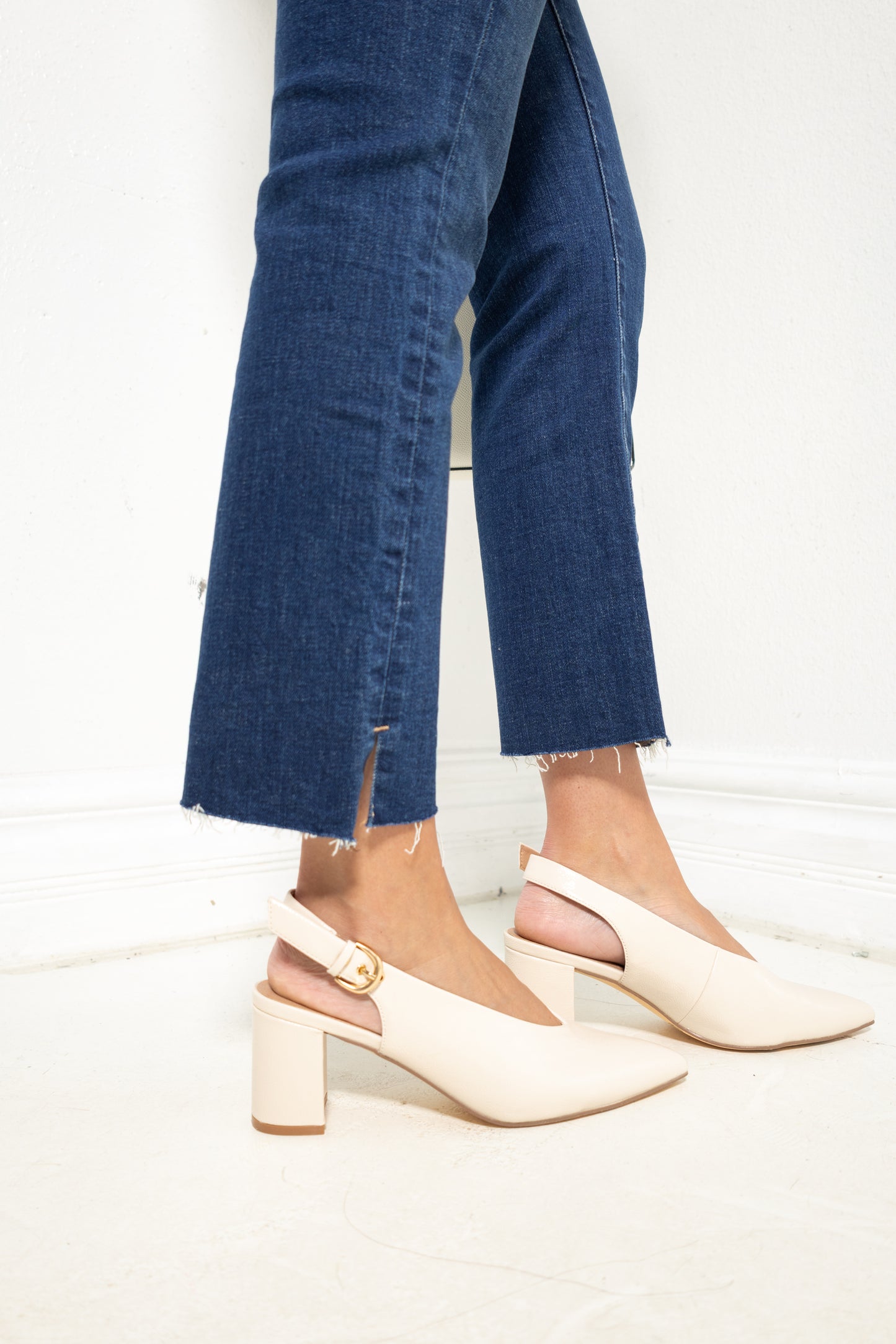 Dear John Frankie Straight Leg Crop Raw Hem Jeans