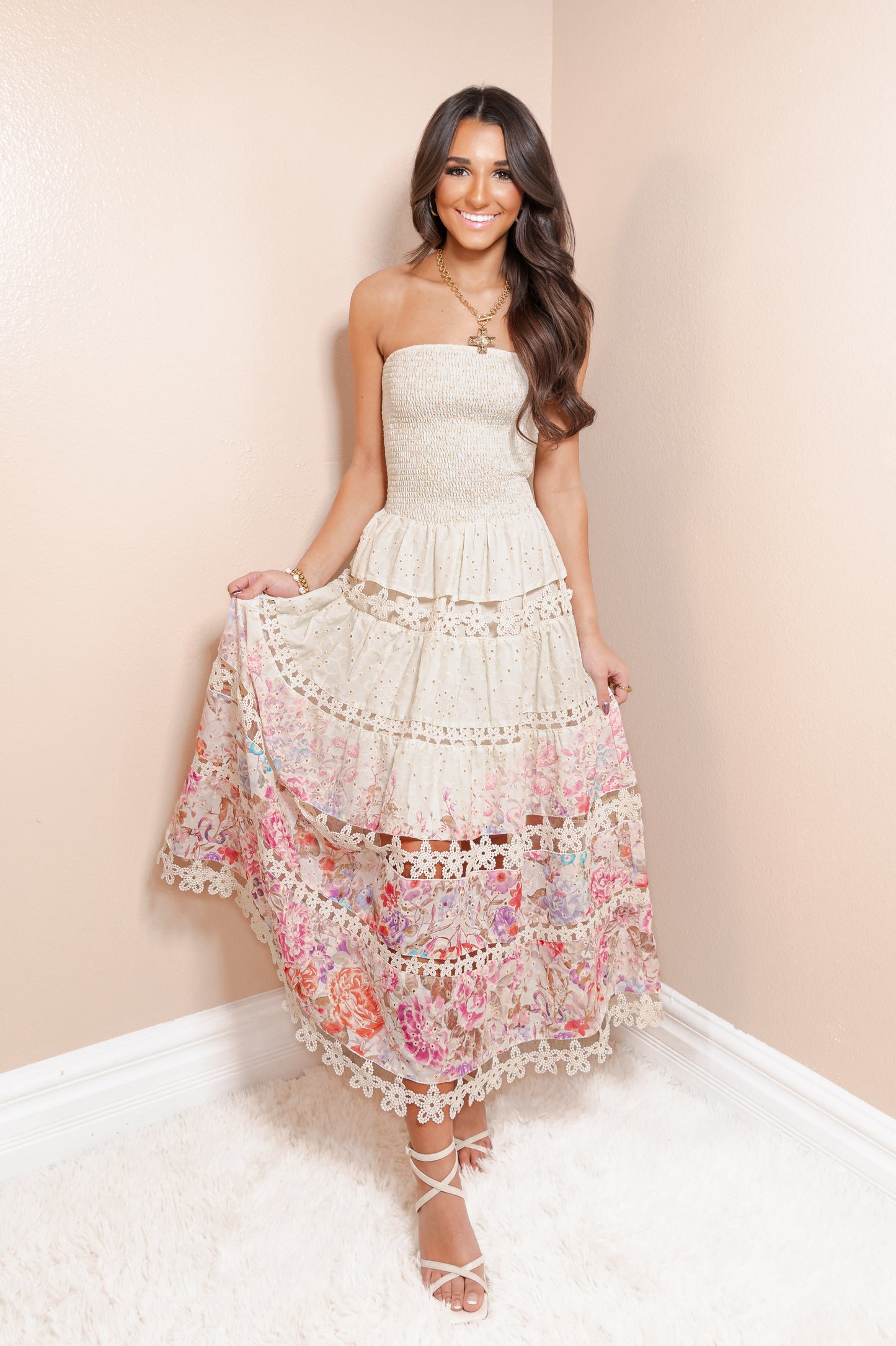 The Monet Garden Midi Dress