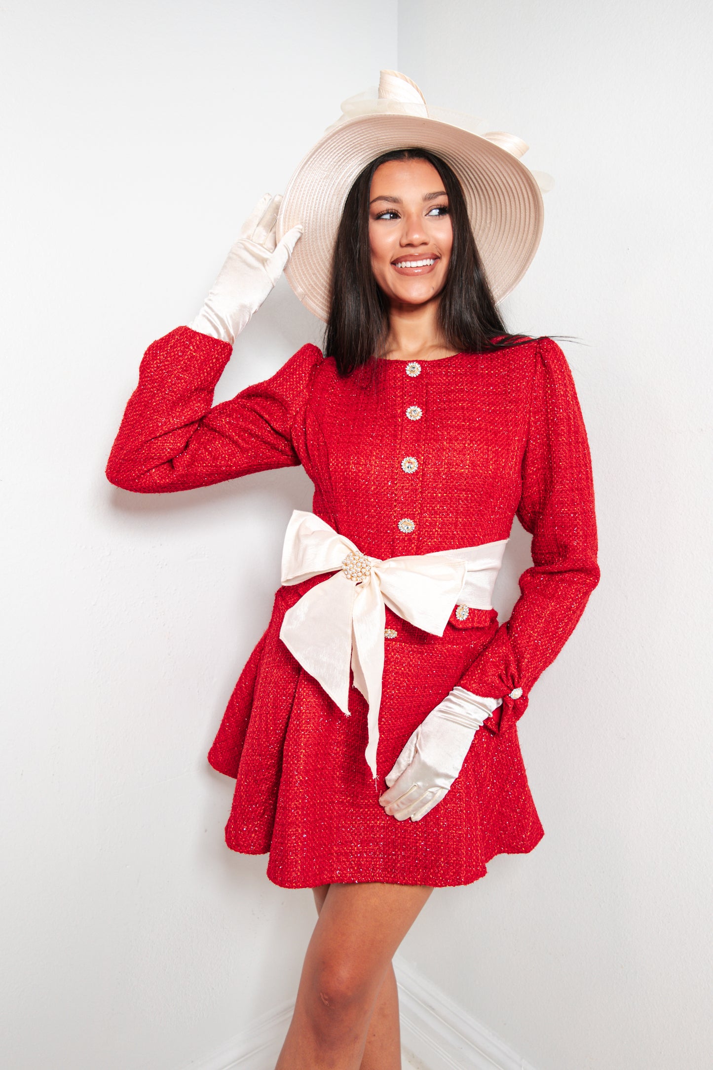 The Ruby Darling Tweed Dress