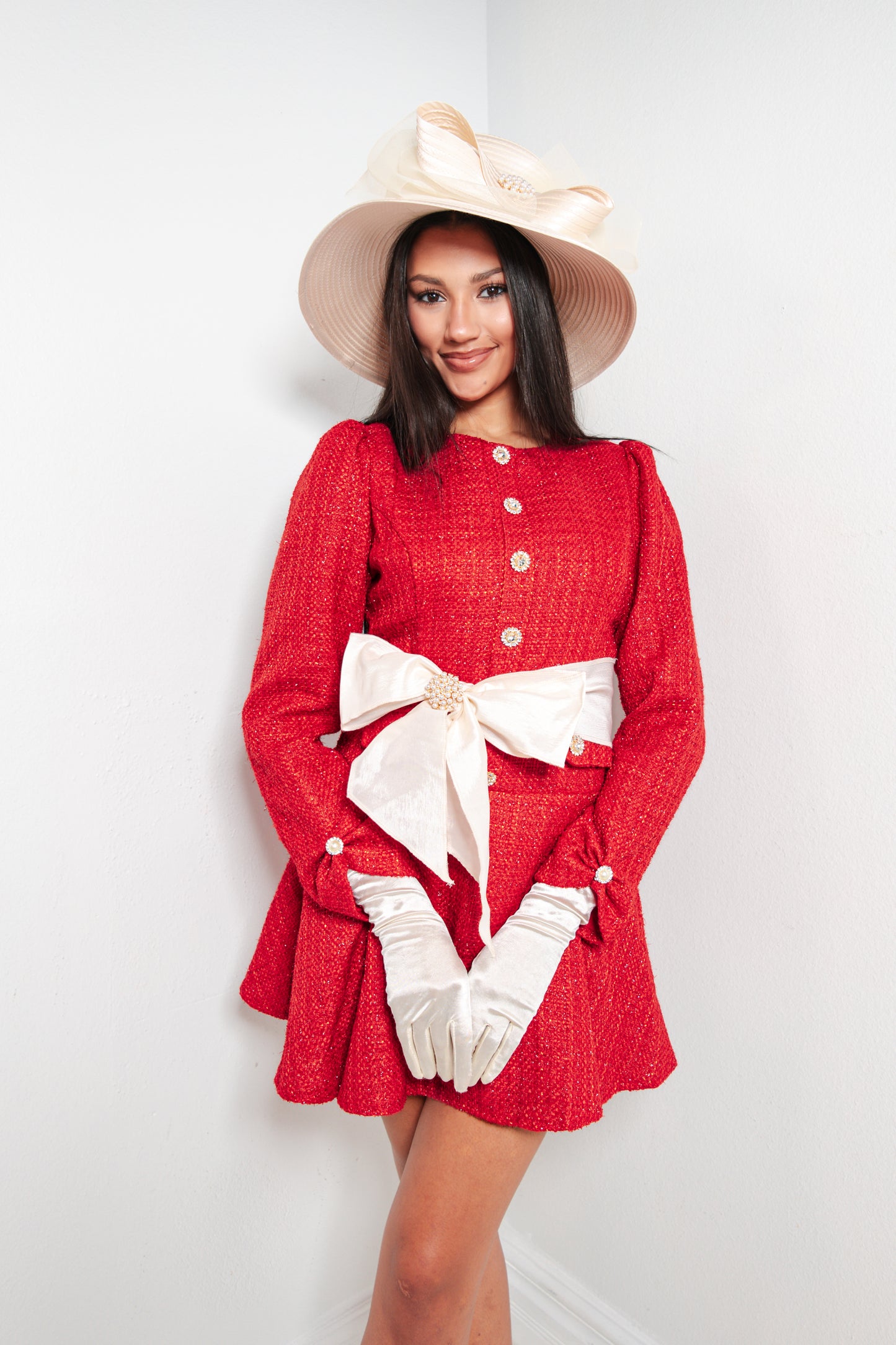The Ruby Darling Tweed Dress