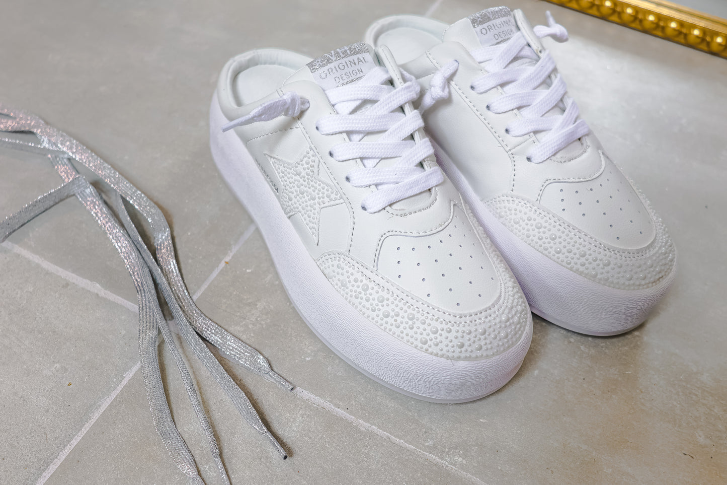 Vintage Havana Val Pearl Wedged Sneaker
