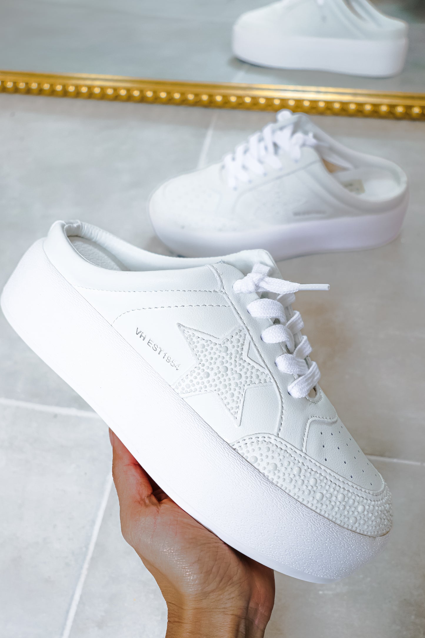 Vintage Havana Val Pearl Wedged Sneaker