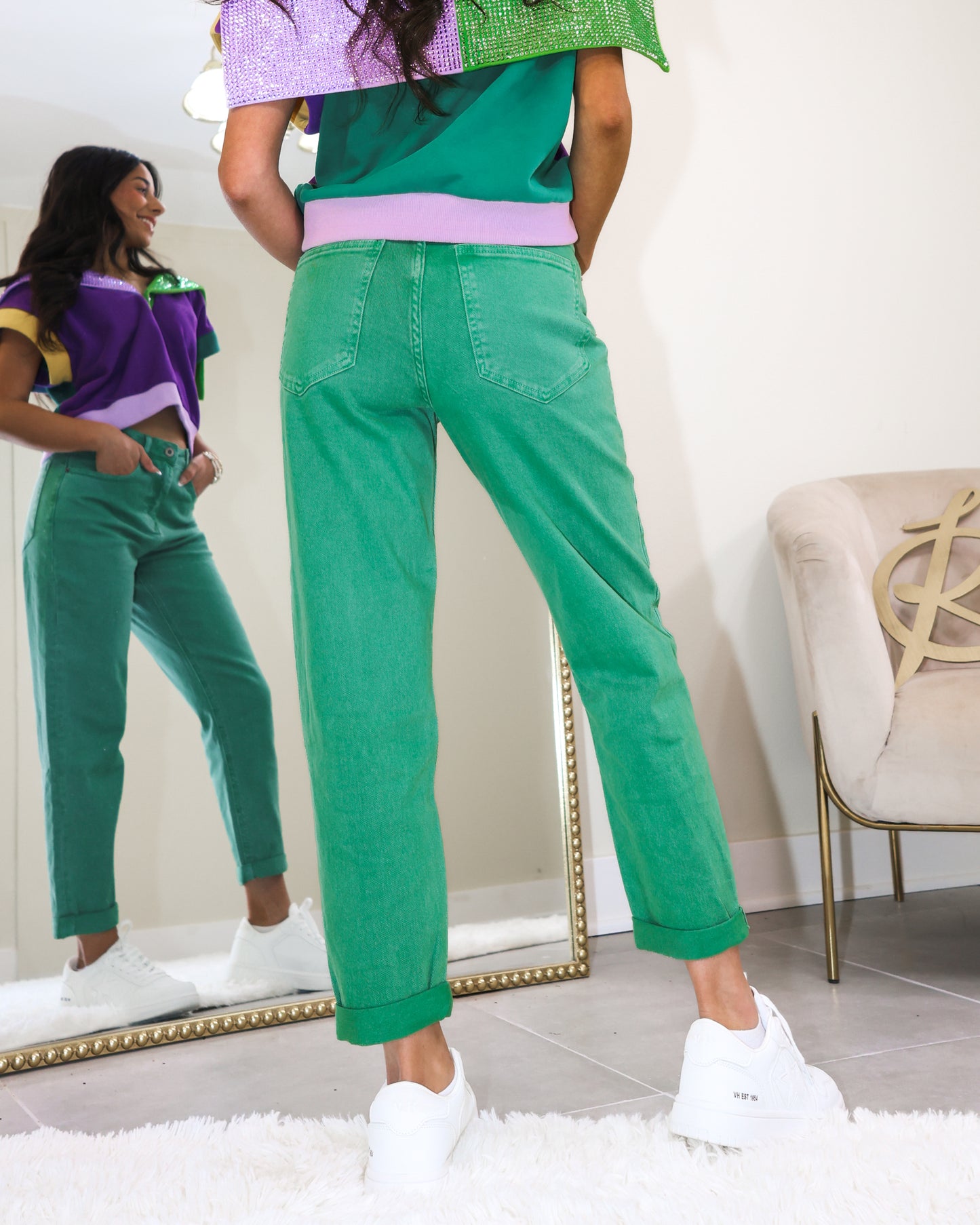 Wild Clover Mid Rise Jeans