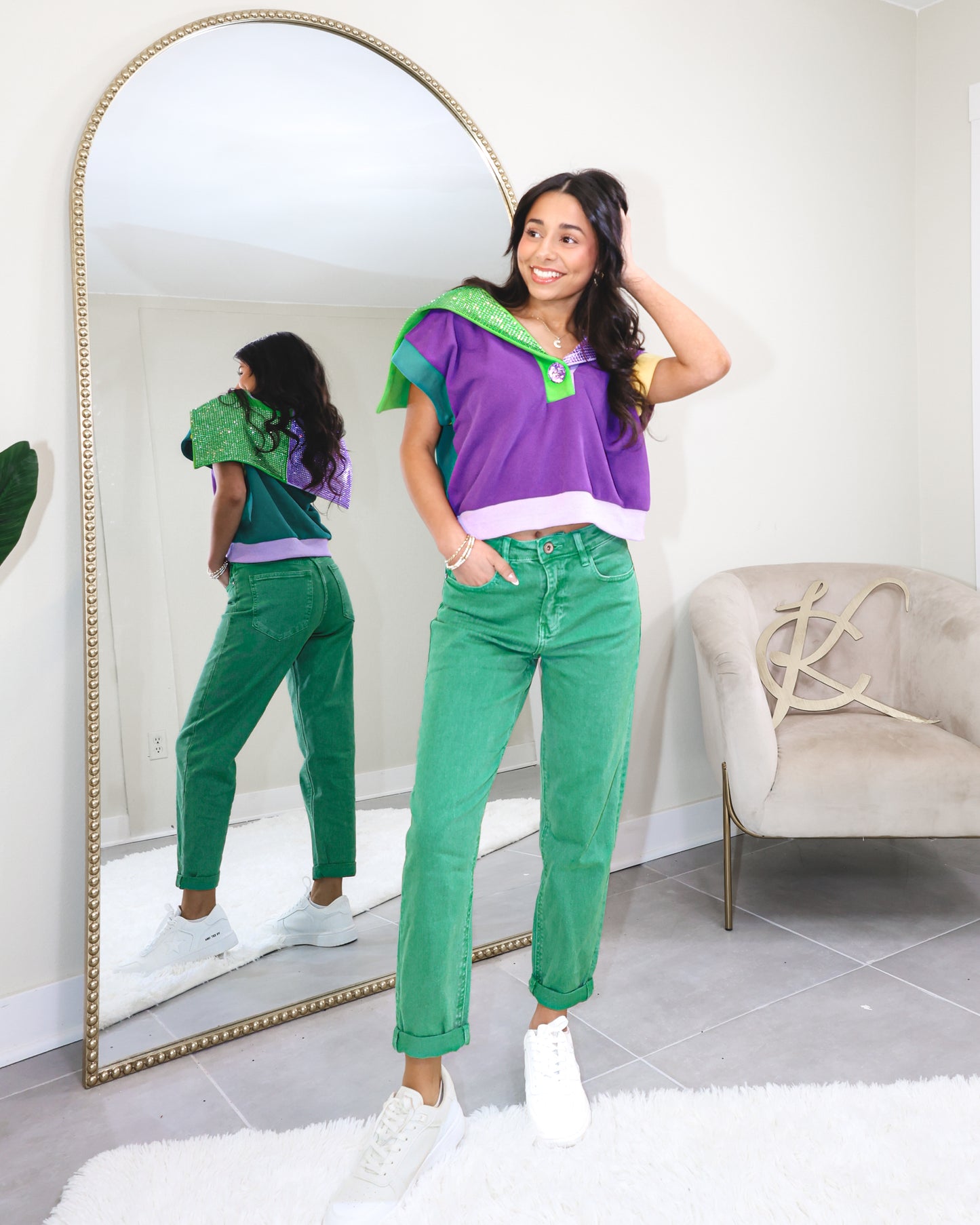 Wild Clover Mid Rise Jeans