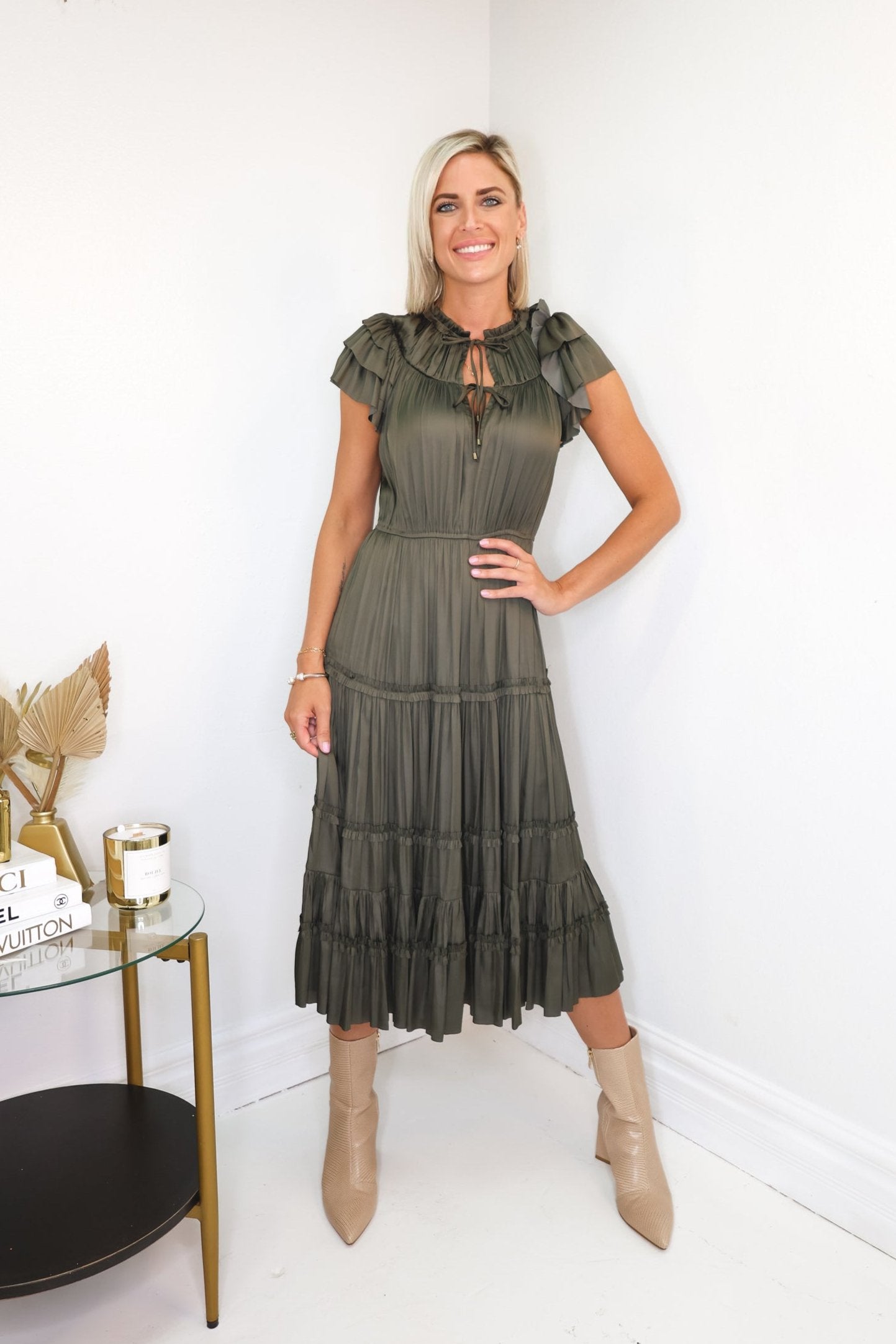 Won Your Heart Midi Dress