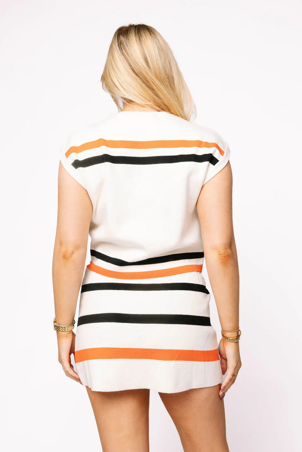 Queen of Sparkles Striped Skirt