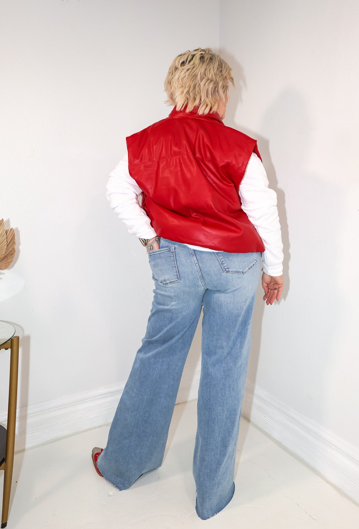 Elan Cherry Blaze High Collar Vest