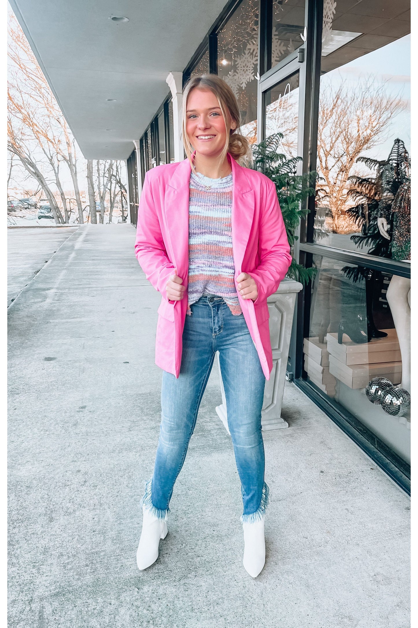 Back To Business Blazer Top-Tops-KCoutureBoutique, women's boutique in Bossier City, Louisiana