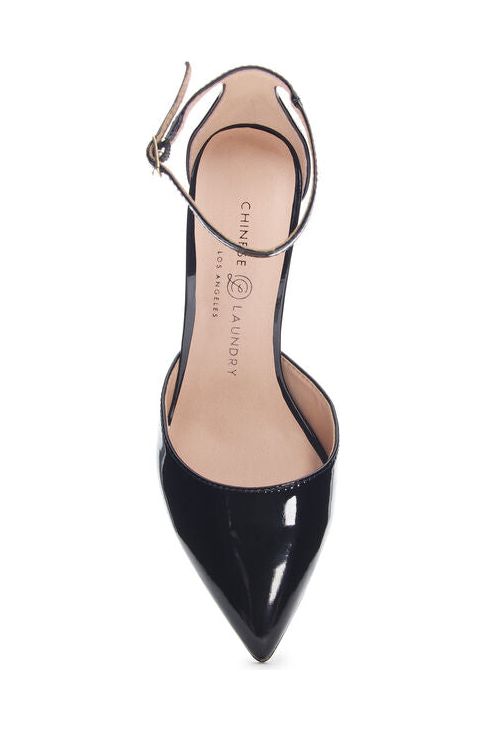 CL: Dolly Black Pointy Dress Heels Pump-Shoes-KCoutureBoutique, women's boutique in Bossier City, Louisiana