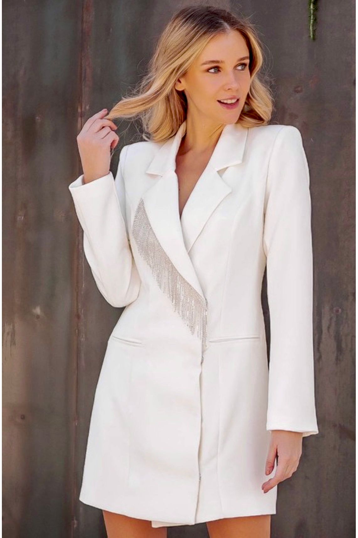 http://shopkcouture.com/cdn/shop/products/Dressed-Up-Diva-White-Rhinestone-Blazer-Dress-Dresses-KCoutureBoutique-Bossier-City-Louisiana.jpg?v=1669765677