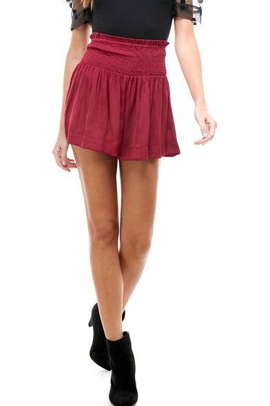 Dusk til Dawn Smocked Shorts-Shorts-KCoutureBoutique, women's boutique in Bossier City, Louisiana
