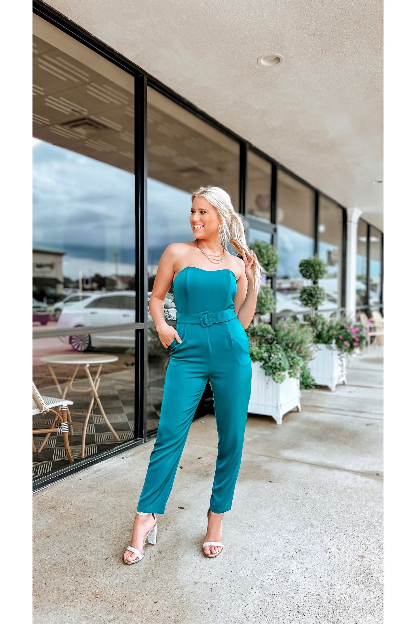 Get Ready, Buckle Up Jumpsuit-Apparel & Accessories-KCoutureBoutique, women's boutique in Bossier City, Louisiana