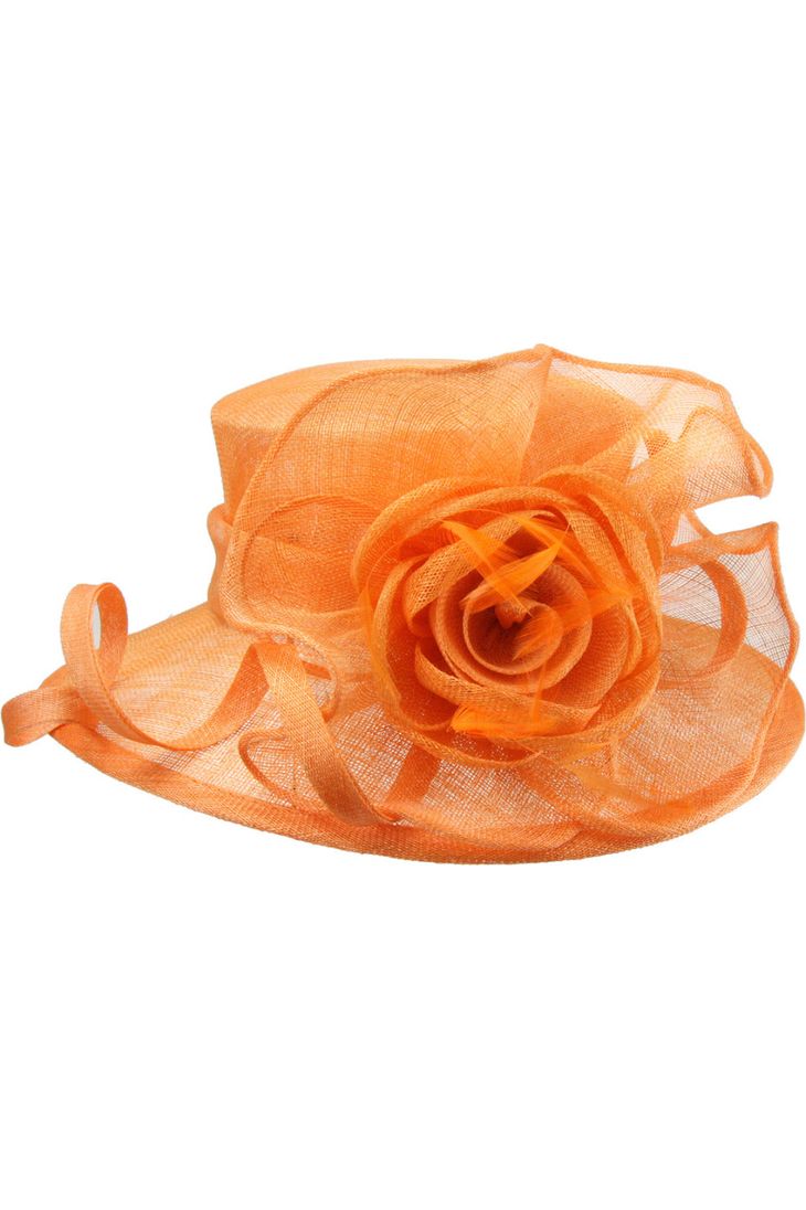 Peony Center Dressy Sinamay Hat-Hats-KCoutureBoutique, women's boutique in Bossier City, Louisiana
