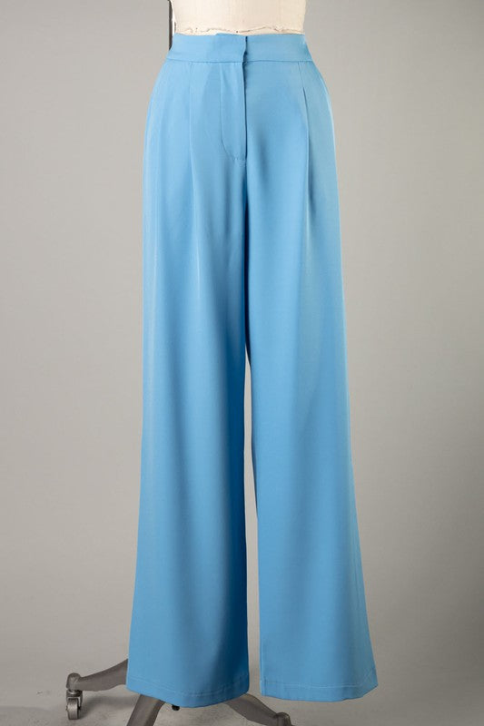 Trend Alert Pink Wide Leg Trousers-Bottoms-KCoutureBoutique, women's boutique in Bossier City, Louisiana