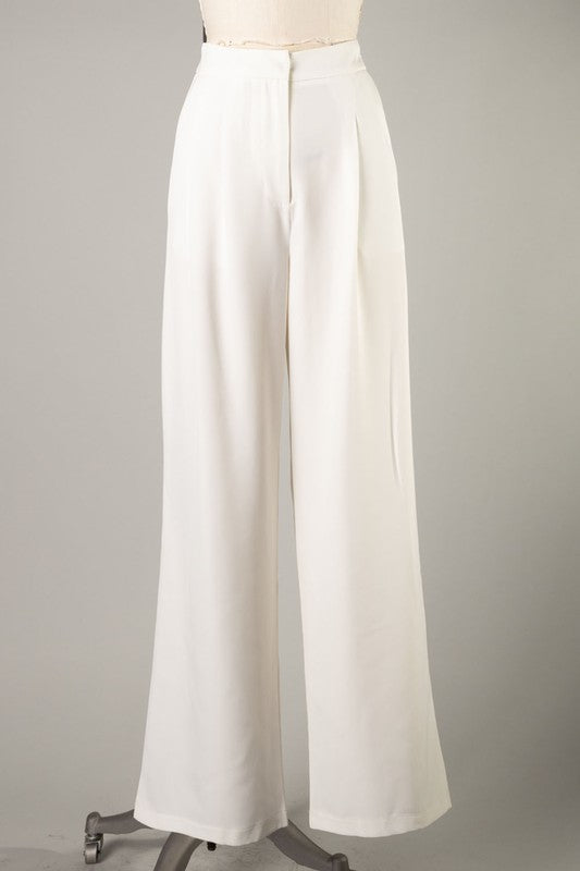 Trend Alert Pink Wide Leg Trousers-Bottoms-KCoutureBoutique, women's boutique in Bossier City, Louisiana