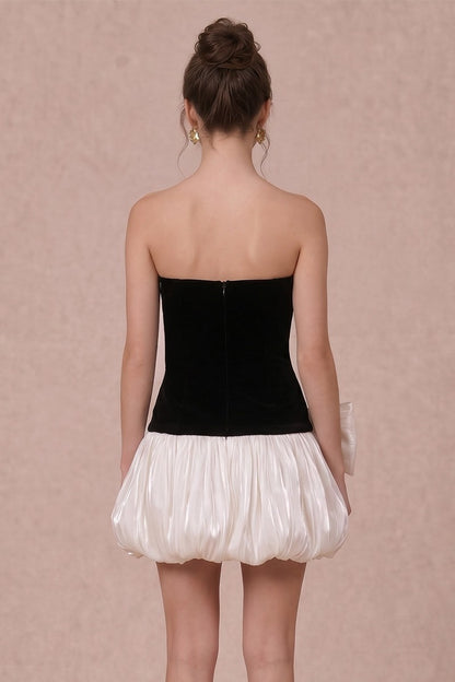 Velvet Charm Mini Dress
