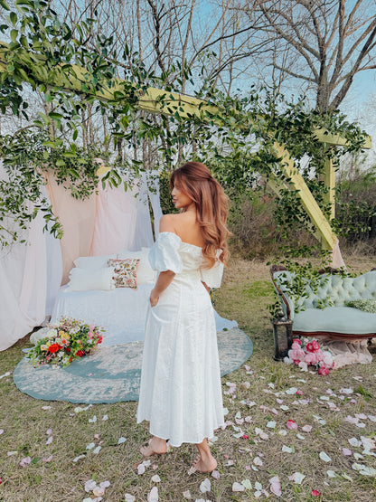 Soft Linen Promises Midi Dress