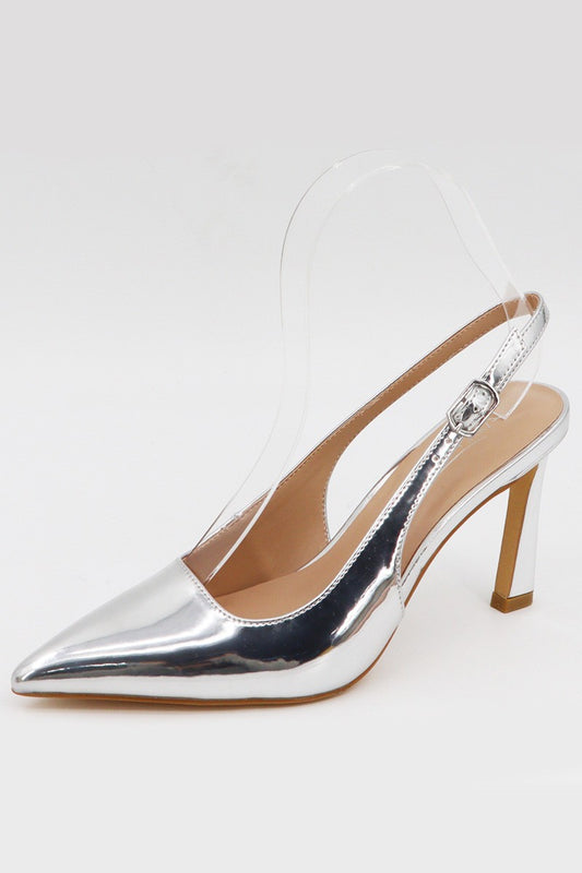 Cosmic Shine Slingback Heels