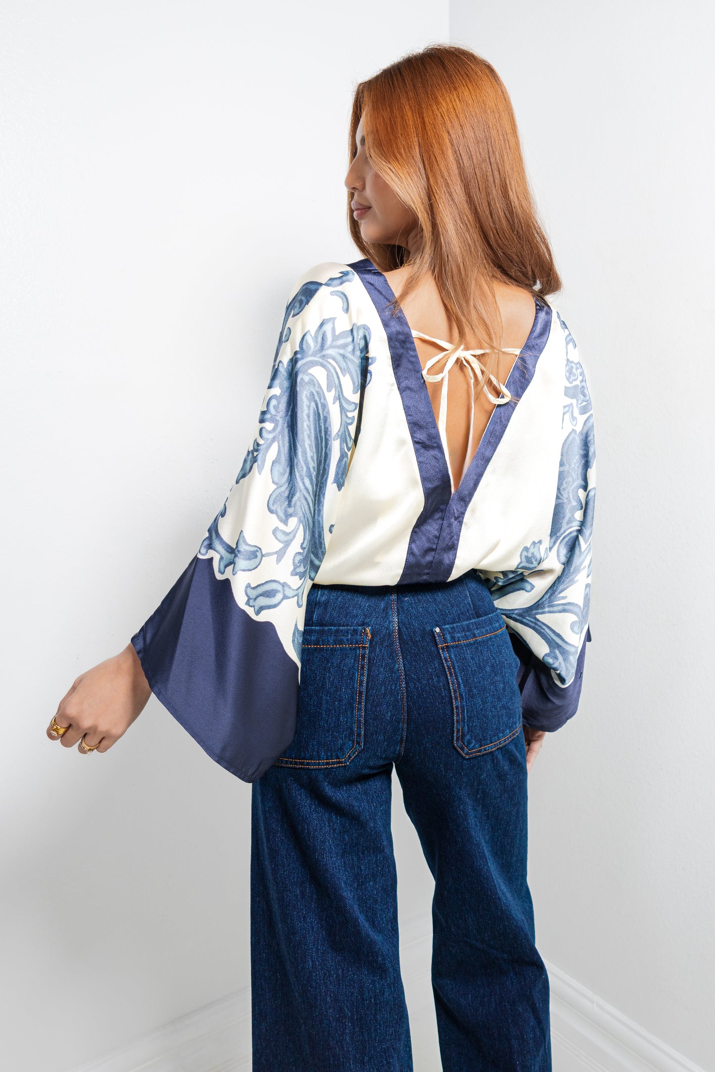 The Capri Coast Satin Bodysuit