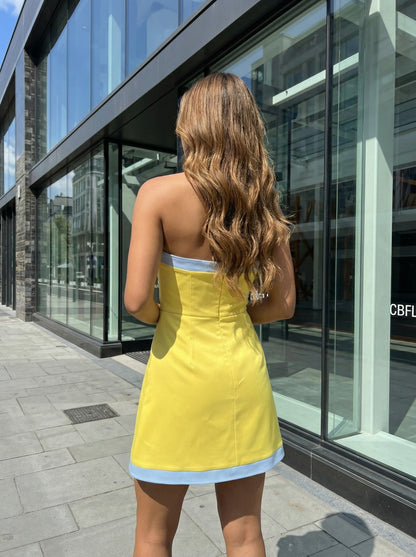 Blueberry Lemon Romper Dress