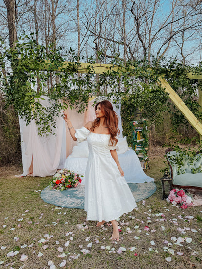 Soft Linen Promises Midi Dress