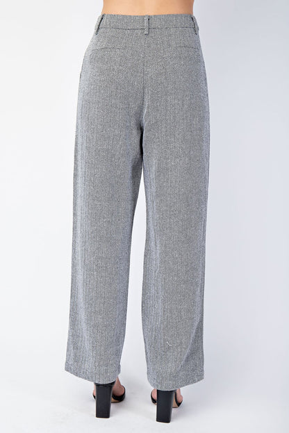 City Line Herringbone Trousers