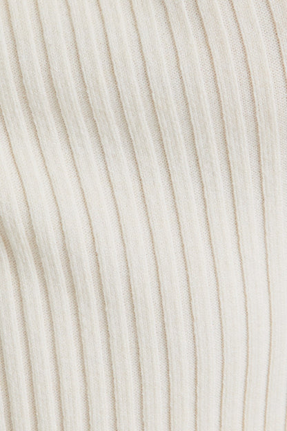 Off the Edge Ribbed Sweater Top
