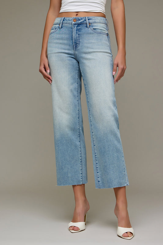 Hidden Ella Cropped Classic Straight Jeans
