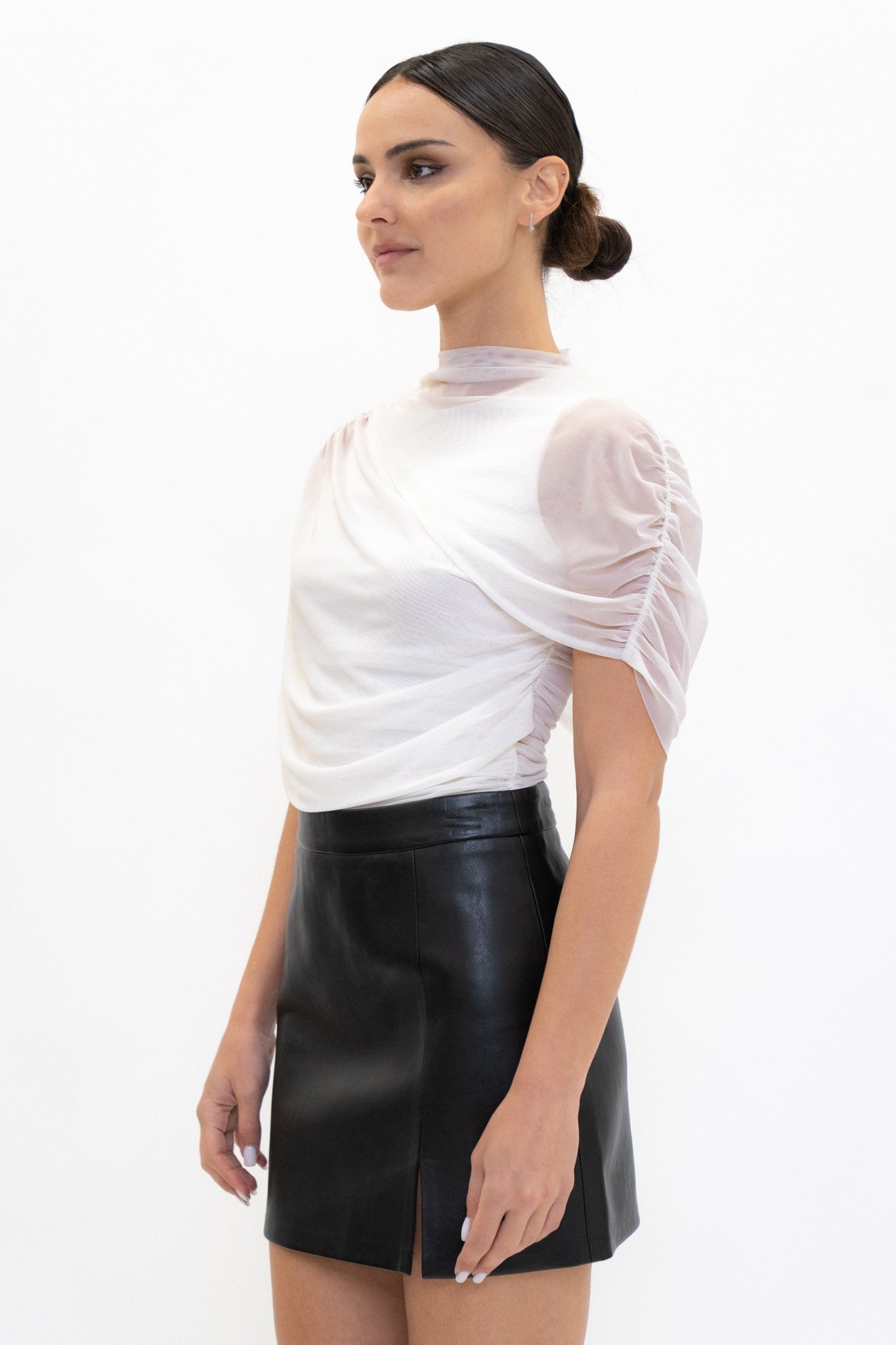 The Veil Drape Blouse