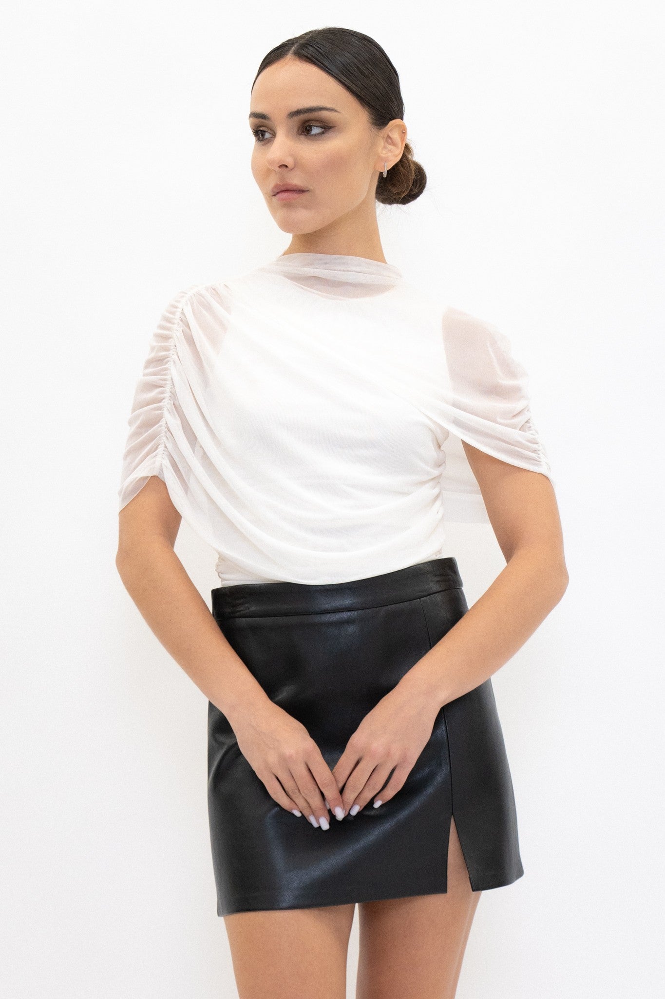The Veil Drape Blouse