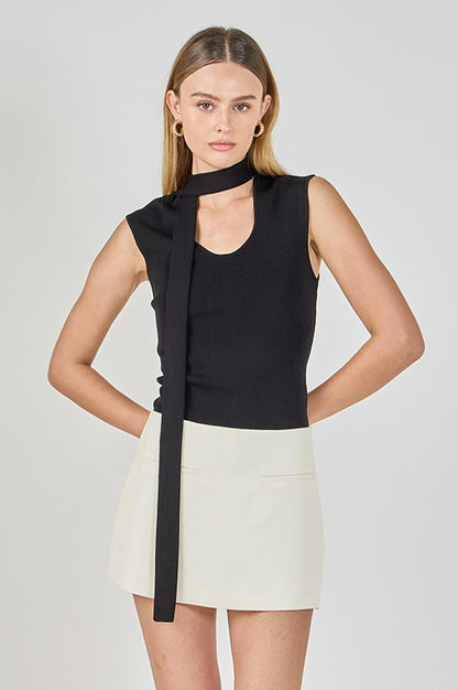 Endless Rose Knitted Neckband Top