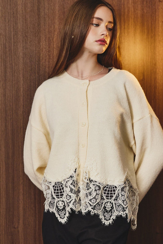 The Eloise Lace Cardigan