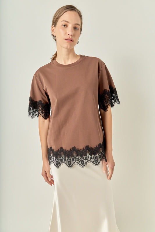 A Touch of Lace Top