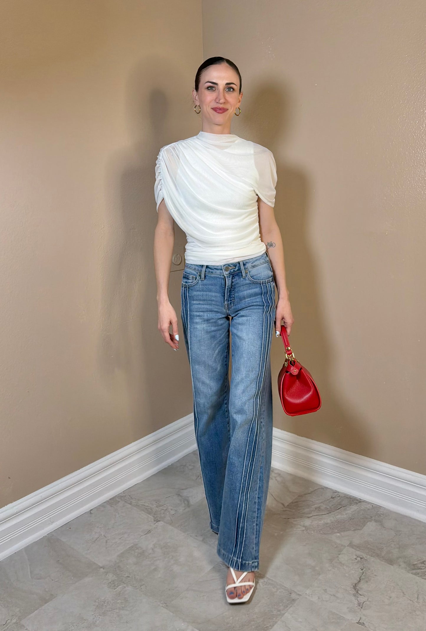 The Veil Drape Blouse