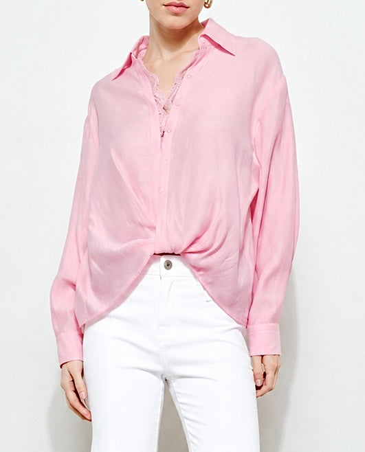 Blush Lace Whisper Blouse