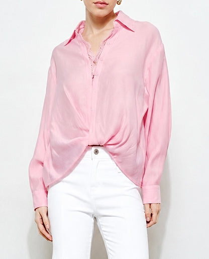 Blush Lace Whisper Blouse
