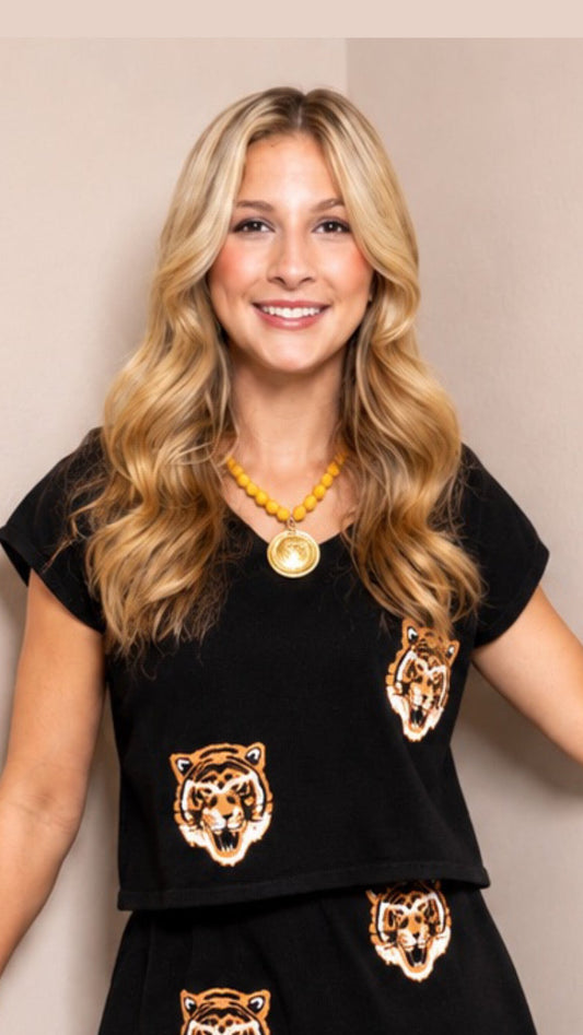 Tiger Territory Knit Top