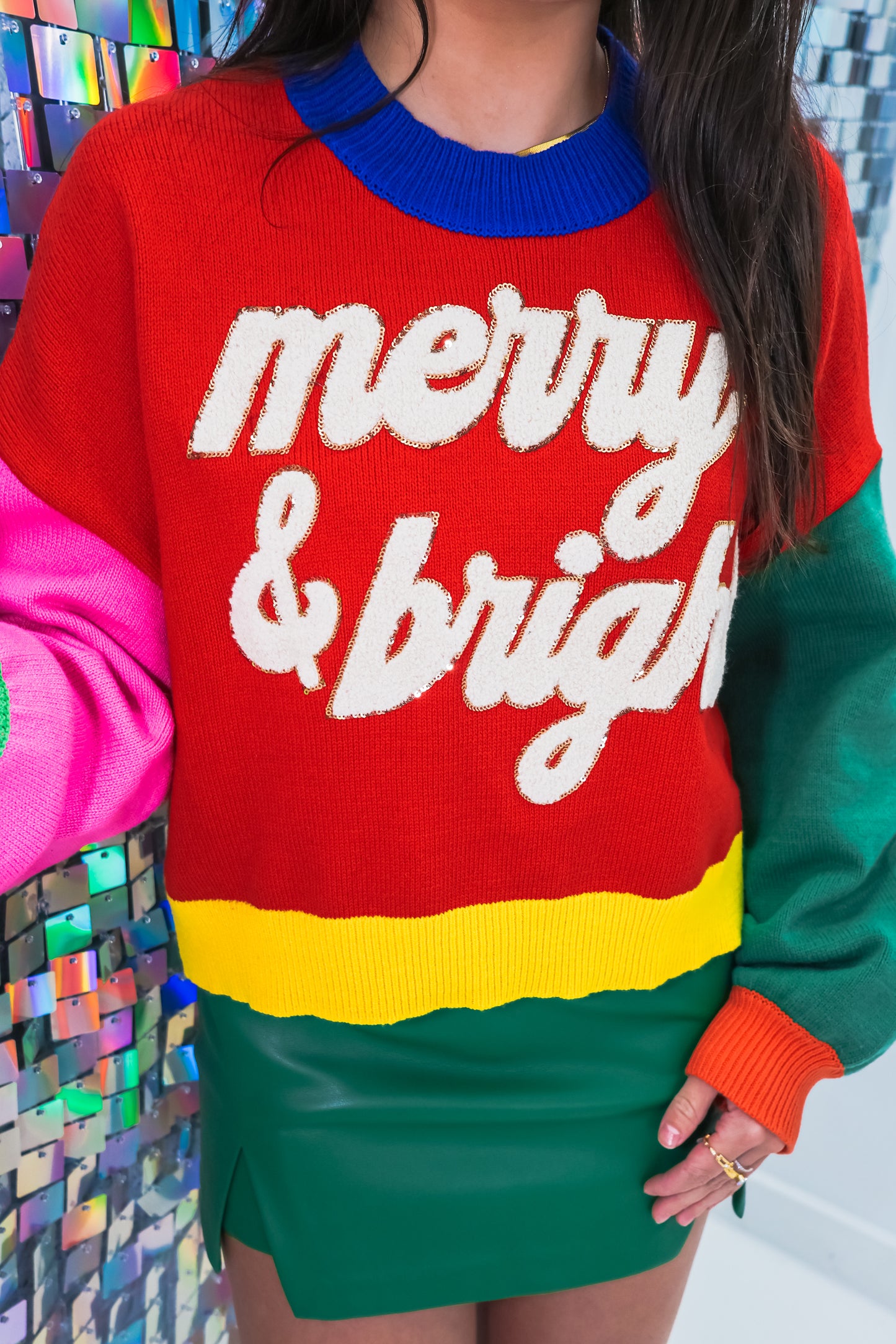 Queen Of Sparkles 'Merry and Bright' Sweater