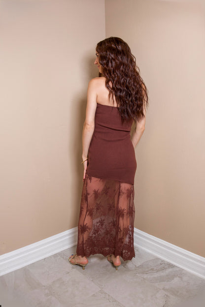 Lace All Day Tube Maxi Dress
